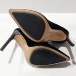 L.A.M.B. Isabella Black Suede Leather Stiletto Booties Size 9 Photo 5