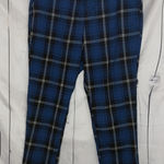 Hot Topic  Navy Plaid Y2K Ankle Skinny Pants Photo 0