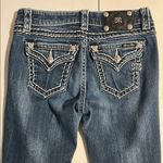 Miss Me  Blue boyfriend, thick stitch Capri Jeans size 26 Photo 8