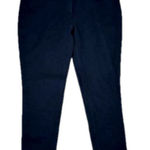 H&M  black skinny jeans size 8​ gold button dressy preppy business casual stretch Photo 0