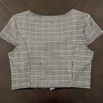 Wild Fable Plaid Zip Front 90s Crop Top Photo 2