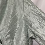 Jessica Howard  WO SIZE 20 SOFT SAGE GREEN FAUX WRAP BROOCH ACCENT RUFFLED SKIRT Photo 4