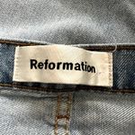 Reformation Straight Leg Jeans Light Blue High Rise Size 27 Denim DR Photo 2