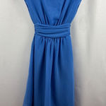 Women’s Pins and Needles XS Cornflower Blue Dress with a Cinched Waist & Ribbon Photo 0