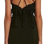 Gianni Bini  Monica Black Lace Peplum Strappy Dress Black Size 0 NWT Photo 1