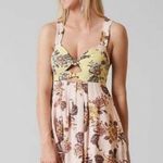Free People  floral dress pink and yellow with cutouts flowy Photo 0