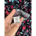 Kingston‎ Gray Jumpsuit Size Medium Floral Print Tie Front Halter NEW Black Photo 8