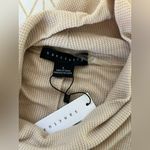 Sanctuary NWT Staying Cowl Neck Waffle Sweater Size L Photo 5