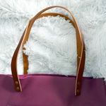 PORTLAND LEATHER | Unicorn Iris Tandles Light Brown Tan Handles | Medium Pink Photo 3