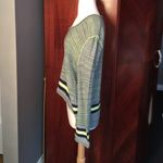 Vintage Havana Bohemian Green Striped Crewneck Sweater Size M Photo 1