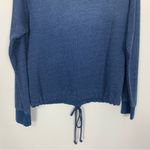 Cloth & Stone  Boatneck Ombré Navy Blue Sweatshirt Size Small Photo 6