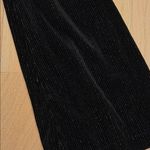 Sofia by Sofia Vergara Black velvet sparkle Flare Pants 10 short Photo 3