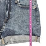 Wild Fable Women's | | Blue Washed Denim Short Cuffed Mid Rise Shorts - 2 / 26R Photo 5