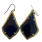 Kendra Scott Alex earrings Elegant Gold and Blue Earrings Photo 0