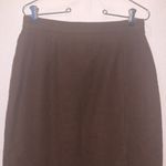 Sag Harbor  vintage brown 100% wool pencil skirt Photo 1