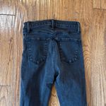 J Brand  high rise Maria black heart distressed knee jeans 25 Photo 12