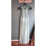 Bill Levkoff  Women's Mint Floor Length  Bridesmaid Dress Evening Gown Photo 4