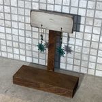 3 for $25 NEW Copper & Turquoise Celestial Sun Earrings Blue Photo 4