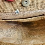 Jute Bon Voyage Beach Sequin Pineapple Beach Travel Tote Bag Vacation Tan NWT Photo 4