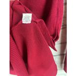 Echo NWT Red Lightweight Bamboo Blend Tunic Casual Sweater Size Medium Photo 3