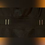 White House | Black Market Black Sheath Dress Cap Sleeves Silver Hardware Size 2 Photo 7