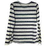 Free People We the Free Stripe Burnout Long Sleeve Lightweight Shirt Size Large Photo 2