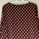 Dressbarn 3/4 Sleeve Purple / Red / Yellow Blouse Size Large Photo 9