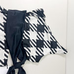Beach Riot  Black White Houndstooth Check Carlie One Piece Swimsuit Photo 11