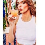 Vintage John Galliano Skirt Denim Pencil Sketches Printed Kendall Jenner Owned Brown Size XS Photo 11