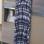 Veronica M ππ Barbados Stripe Deep V Maxi Dress Photo 7