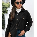 Esley Casual Large Vintage Irregular Shirt Jacket Photo 2
