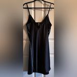 Victoria's Secret Victoria Secret Women’s Black Satin & Rhinestone Lingerie Slip Nightgown Size L Photo 9