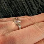 None 🆕 💍 NEW 925 Sterling Silver Pink CZ Princess Ring Engagement Wedding Valentine Photo 4