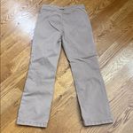 Free People High-Rise Button-Front Chino Pants – Taupe/Khaki, Size 6 Photo 5