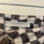 Peppermayo  BROWN CHECKERED STRAIGHT LEG JEANS​​​ Photo 3