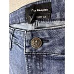 The Kooples Short Fit Skinny Jeans Size 29 Blue Denim Skull Detail Photo 7