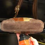 Coach Patchwork Madras Crossbody Shoulder Bag Adjustable Strap Vintage Duffle Photo 5