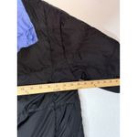 Lands' End Black Puffer Coat Reversible Light Blue Petite Small Photo 2