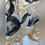 Max Studio  100% Silk Desert Rose Scarf Office Business Palm Springs Academia Photo 5