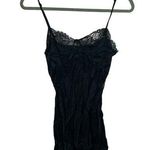 Nasty Gal  Black Lace Satin Mini Slip Dress Photo 0