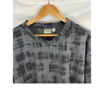 Zella Carey Hi Lo Sweatshirt in Grey Black Plaid Size small Photo 2