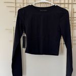 Aritzia Golden Black Long Sleeve Top Photo 0