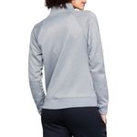 Under Armour New! Women's Stretch Fleece Full-Zip Sweater Gray Size Small Photo 2