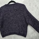Sanctuary Purple Chunky Crop Coquette Pullover Soft Y2K Cozy Chenille Sweater XS Photo 8