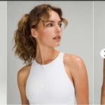 Lululemon  NWT Energy High Neck LL sports Bra Zipper Blue Size 8 Photo 4