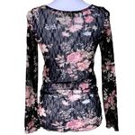 Denim & Supply Ralph Lauren Y2K  Sheer Long Sleeve Fairygoth Dark Romantic S Photo 5