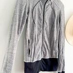 Lululemon | Nice Asana Jacket | Herringbone Black Gray | Sz 6 Photo 2