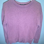 The North Face Women's Mauve Speckled Cotton/Wool Crew Neck Sweater Size Small Photo 0