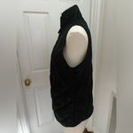 Mud Pie Black Quilted Sleeveless Puffer Jacket Outerwear Vest Women's M - NWOT Photo 1