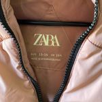 ZARA  crop blush, pink, puffer jacket Photo 4